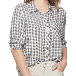 5/$25 Universal Thread Plaid Button-Up Shirt EUC